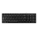 Teclado Básico Slim Laser Usb Preto Tc193